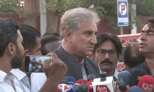 Upon release from Adiala Jail, Qureshi says to meet PTI chief tomorrow and seek guidance