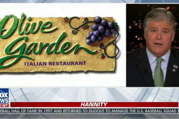 Sean Hannity Rages Against ‘Menacing’ Olive Garden Joke Tweet (Video)