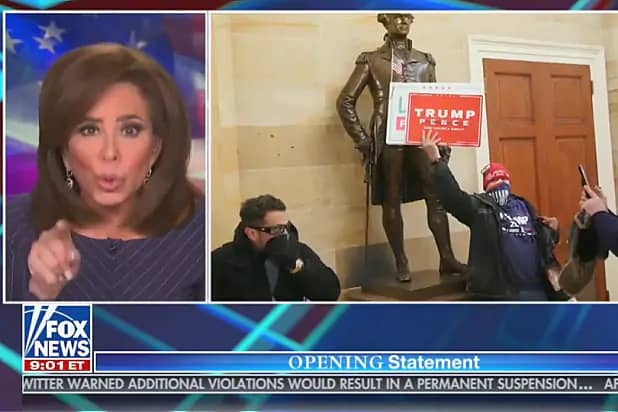 Judge Jeanine Demands Capitol Riot ‘Freaks’ Stop Blaming Antifa for What They Did (Video)
