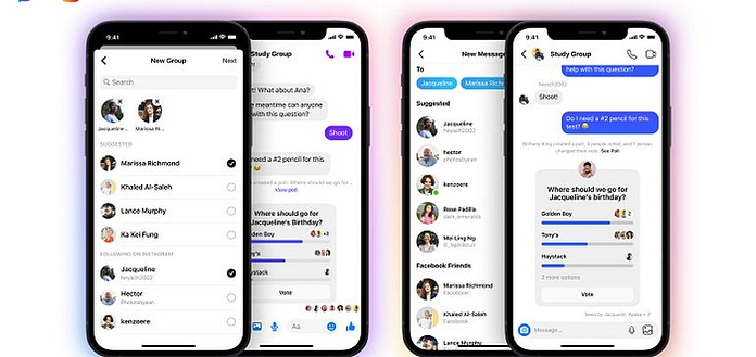 Facebook Adds Cross App Group Chat Functionality in Messenger and Instagram Direct, New Chat Tools