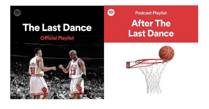 Netflix and ESPN team up with Spotify to curate podcasts around their Michael Jordan documentary