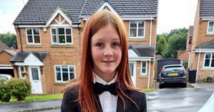 Girl, 11, leaves dance in tears as ‘cruel’ parents laugh at her for wearing suit