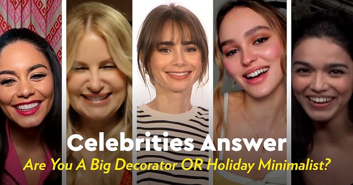 Celebs Tell Us How They Really Feel About Christmas Decor
