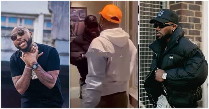 See old video of Davido and Broda Shaggi doing the Shekpe dance that has got people talking
