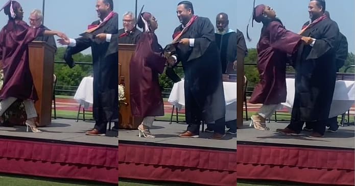“Uncontainable Joy” – Excited lady dances joyfully upon receiving degree (Video)