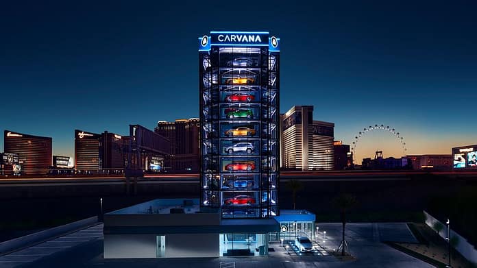 Newest Las Vegas ‘slot machine’ is 11 stories tall and dispenses used cars