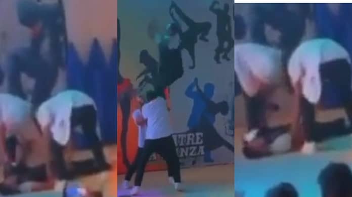 Dancer Instantly Becomes Unconscious After A Tragic Fall While Doing A Backflip On Stage (VIDEO)