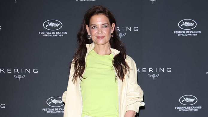 Katie Holmes Brings the World’s Tiniest Kitten Heel to Cannes