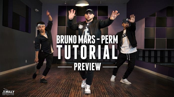 Dance Tutorial [Preview] – Bruno Mars – Perm – Choreography by Mikey DellaVella