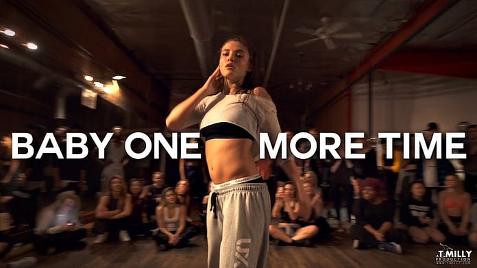 Jade Chynoweth performs “Baby One More Time” Choreography by Yanis Marshall | Filmed by @TimMilgram