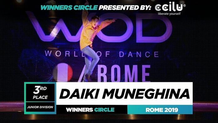 Daiki Muneghina | 3rd Place Junior | Winners Circle | World of Dance Rome Qualifier 2019 | #WODIT19
