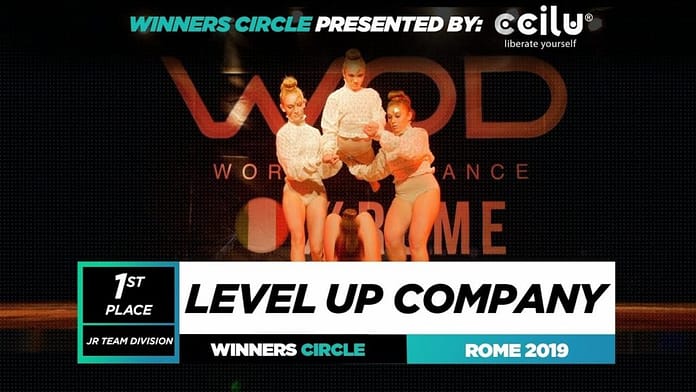 Level Up Company | 1st Place Jr Team | Winners Circle| World of Dance Rome Qualifier 2019 | #WODIT19