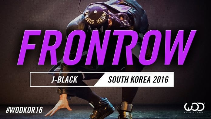 J-BLACK | FrontRow | World of Dance South Korea Qualifier 2016 | #WODKOR16
