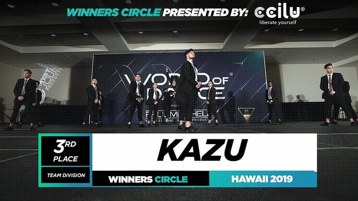Kazu | 3rd Place Team | Winners Circle |  World of Dance Hawaii 2019 | #WODHW19