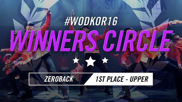 ZEROBACK | 1st Place – Upper Division | World of Dance South Korea Qualifier 2016 | #WODKOR16