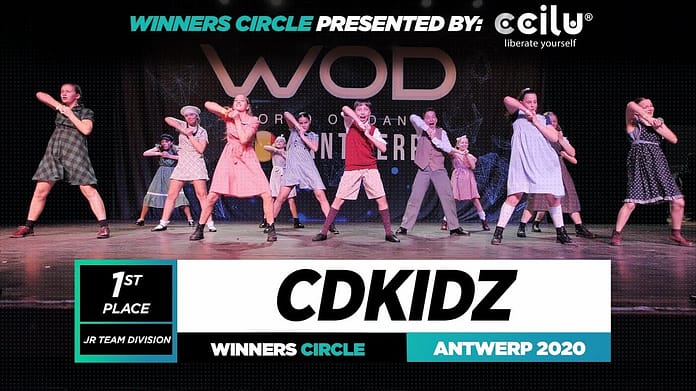 CDKIDZ | 1st Place Jr Team | Winner Circle | World of Dance Antwerp 2020 | #WODANT2020