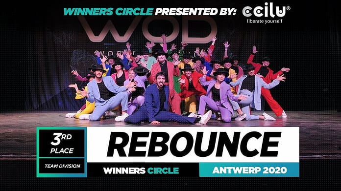 REBOUNCE | 3rd Place Team | Winner Circle | World of Dance Antwerp 2020 | #WODANT2020