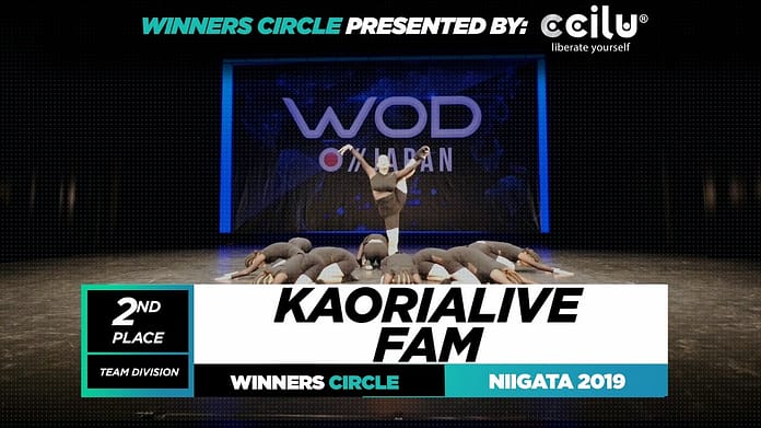 KAORIalive Fam | 2nd Place Team | Winners Circle | World of Dance Niigata 2019 | #WODNiigata19