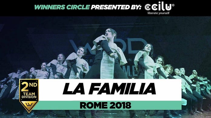 LA FAMILIA | 2nd Place Team Division | Winners Circle | World of Dance Rome 2018 | #WODIT18