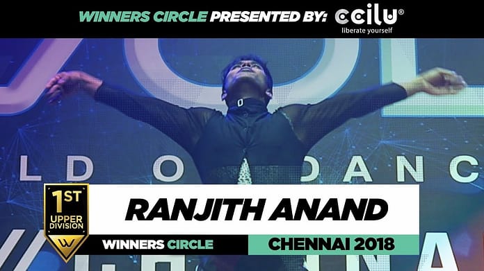 Ranjith Anand | 1st Place Upper Div | Winners Circle | World of Dance Chennai 2018 | #WODCHENNAI 18