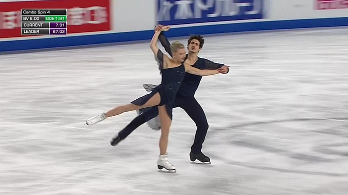 Gilles and Poirier dance to Beatles classic and strike Skate Canada gold