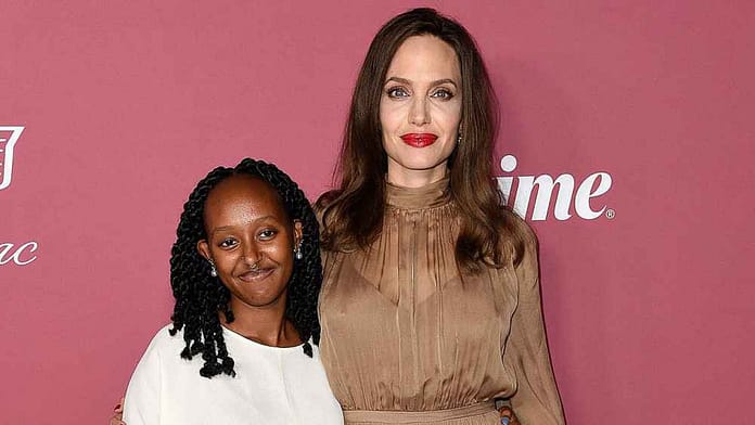 Mom Moves! Angelina Jolie Dances With Daughter Zahara at College Event