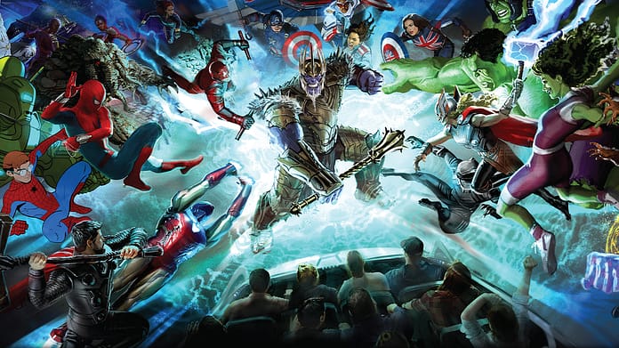 King Thanos Will Soon Threaten the Multiverse In a New Disneyland Ride at Avengers Campus