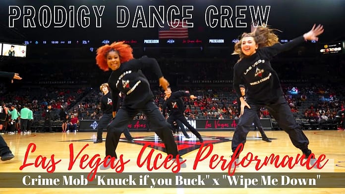 Prodigy Dance Crew x Las Vegas Aces | Knuck if You Buck x Wipe Me Down | 2023 Preseason Game