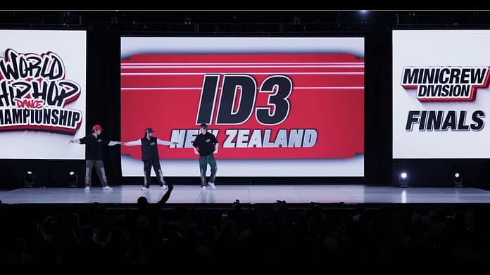 ID3 – New Zealand | MiniCrew Division Silver Medalist | 2023 World Hip Hop Dance Championship