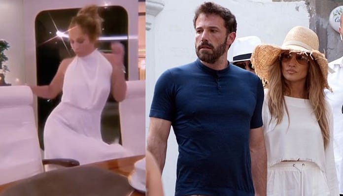 Jennifer Lopez stuns Ben Affleck with her dance moves to Michael Jackson’s Rock With You