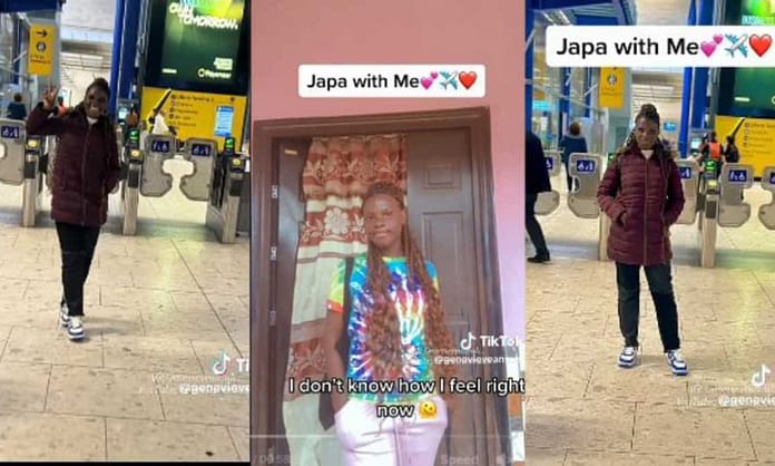 Young Lady Dances, Shakes Waist with Excitement as She Gets Prepared to Japa, Video Goes Viral on TikTok
