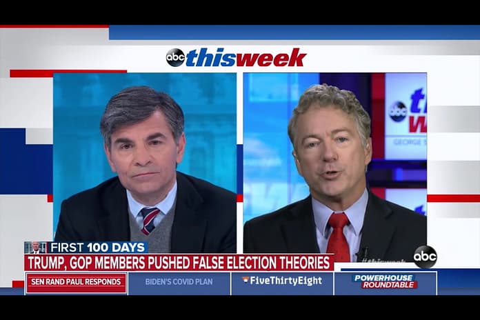 Rand Paul Refuses to Say Election Wasn’t Stolen: ‘I Won’t Be Cowed by Liberals’