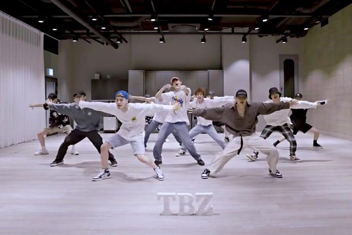 Watch: THE BOYZ Shows Off Impressive Synchronization In High-Energy Dance Practice Video For “THRILL RIDE”