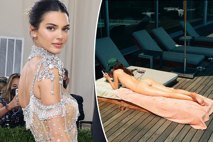 Kendall Jenner basks in the sun completely nude amid Devin Booker split