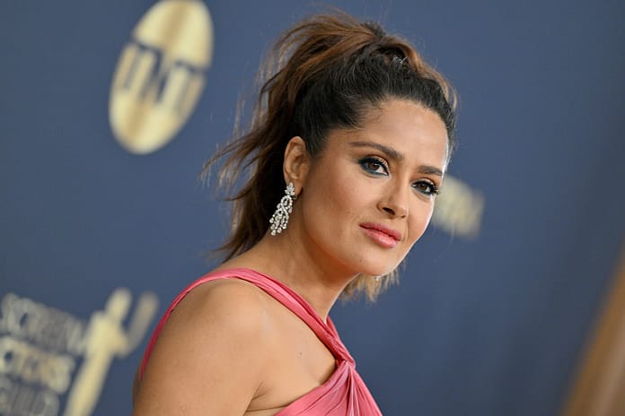 Salma Hayek Danced Her Way Into Her 56th Birthday in a Bright Red Bikini