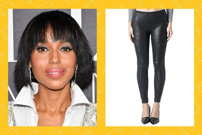 Kerry Washington’s $4,000 Leather Pants Have the Same Edgy Detail as These Leggings That Start at $20
