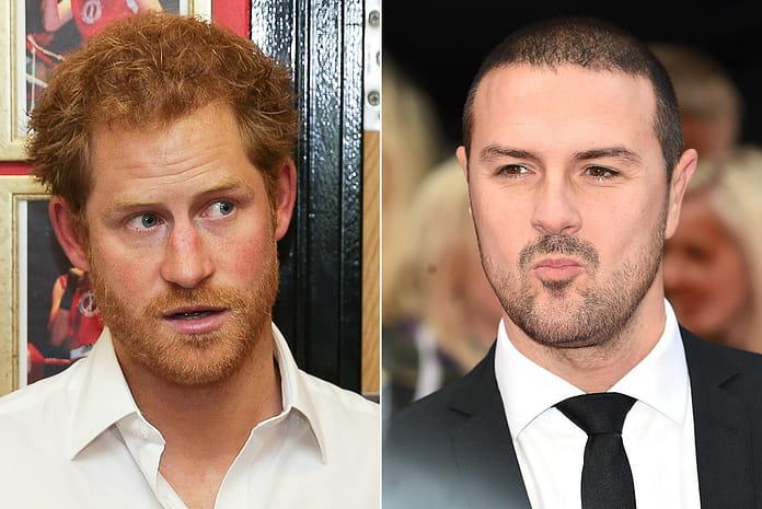 Paddy McGuiness says Prince Harry gave him a kiss during ‘topless’ dance off
