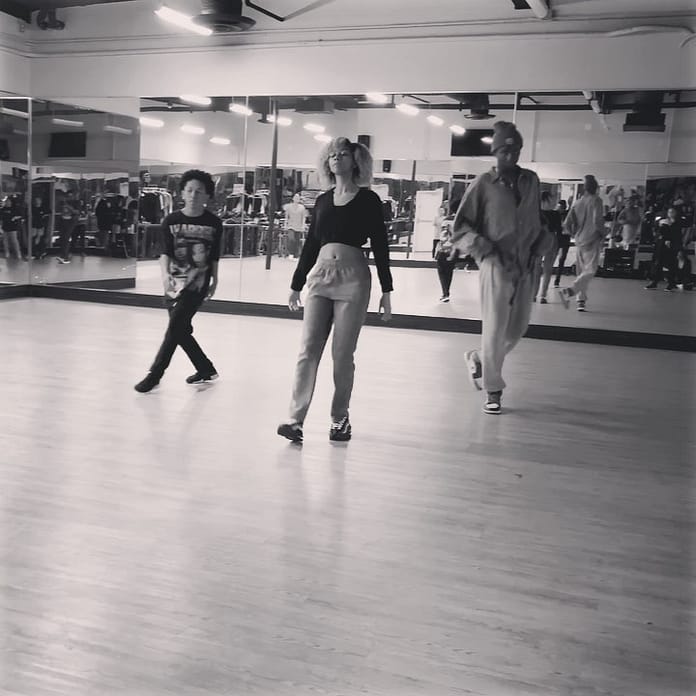 Class last night with my dawgs @smvllss @ ‍️ at @newvisiondancelv in my sister…