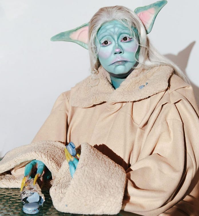 Lizzo Went Full Baby Yoda for Halloween 2021