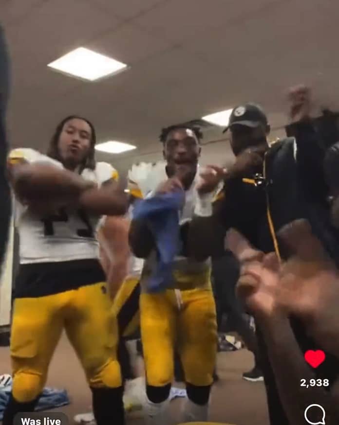 Watch: Mike Tomlin hits AB dance in Steelers locker room after Week 1 win